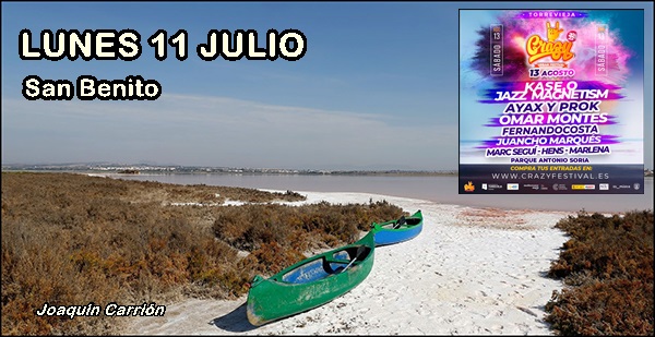 Agenda del lunes 11 de julio - Objetivo Torrevieja