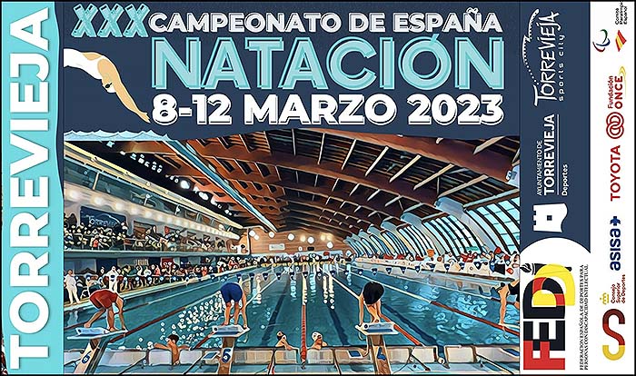 Torrevieja será de nuevo la sede del XXX Campeonato de España de Natación de FEDDI