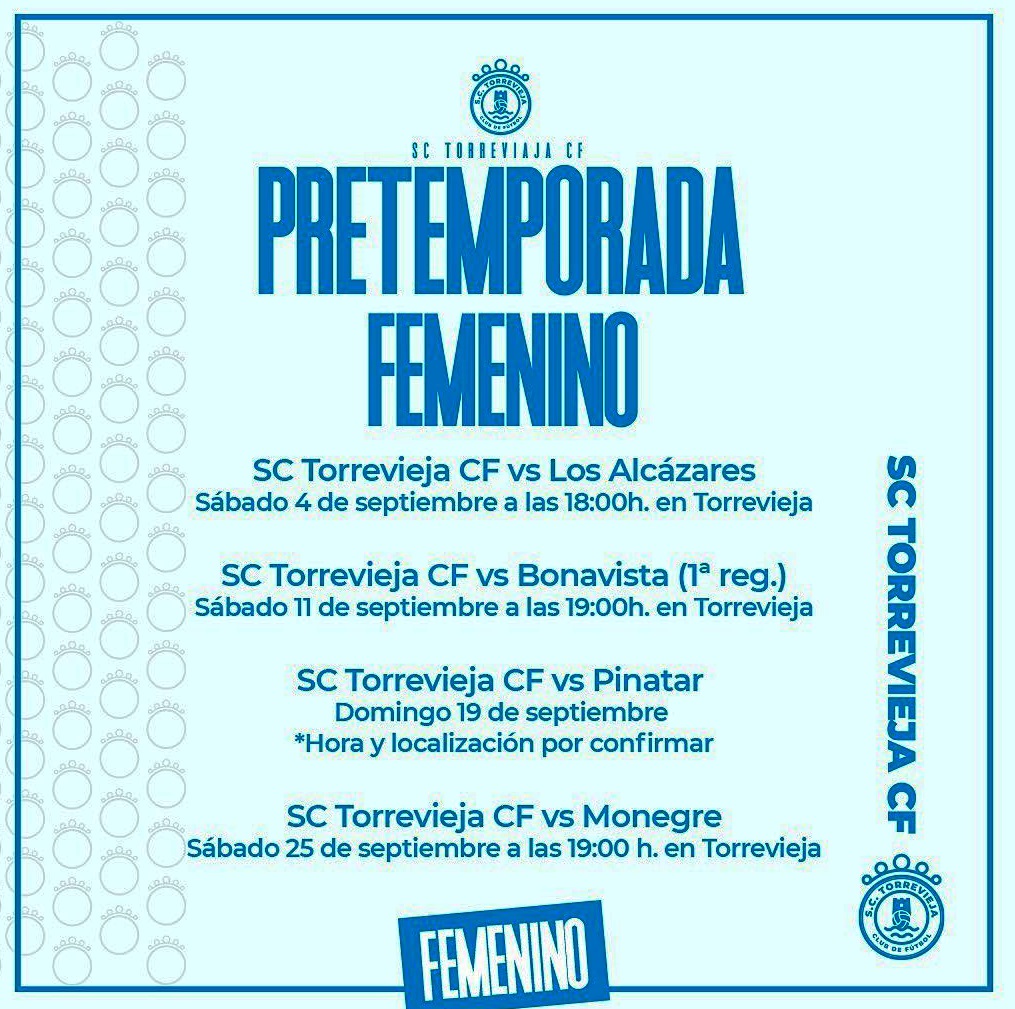  Pretemporada 2021/2022 SC Torrevieja CF Femenino