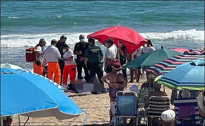 Fallecido en Playa de La Mata (Torrevieja)