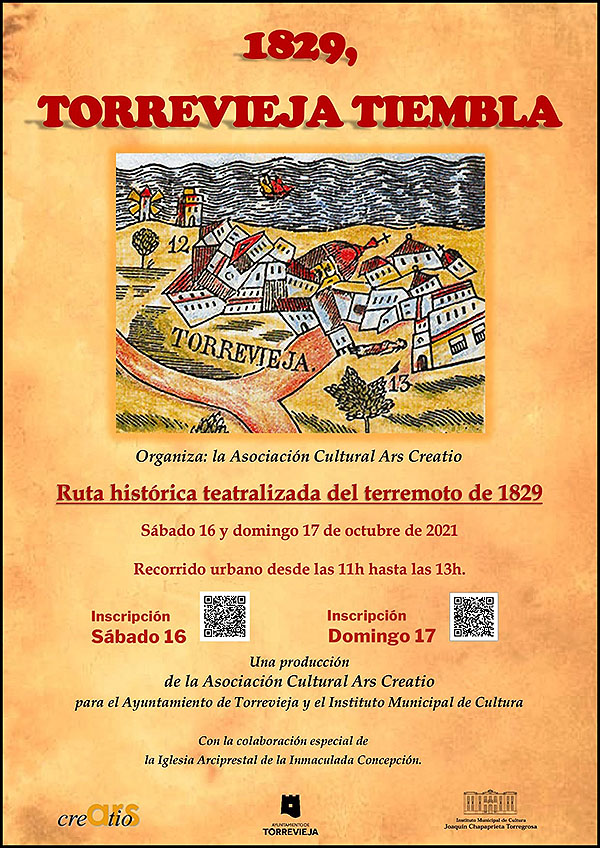 Ruta histórica teatralizada del terremoto de 1829