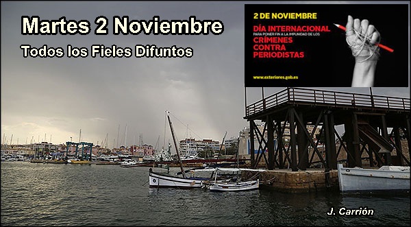 Agenda del martes 2 de noviembre de 2021 - Objetivo Torrevieja