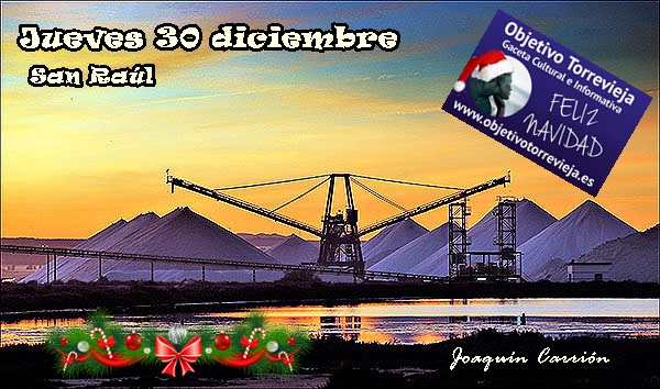 Agenda del  jueves 30 de diciembre  - Objetivo Torrevieja