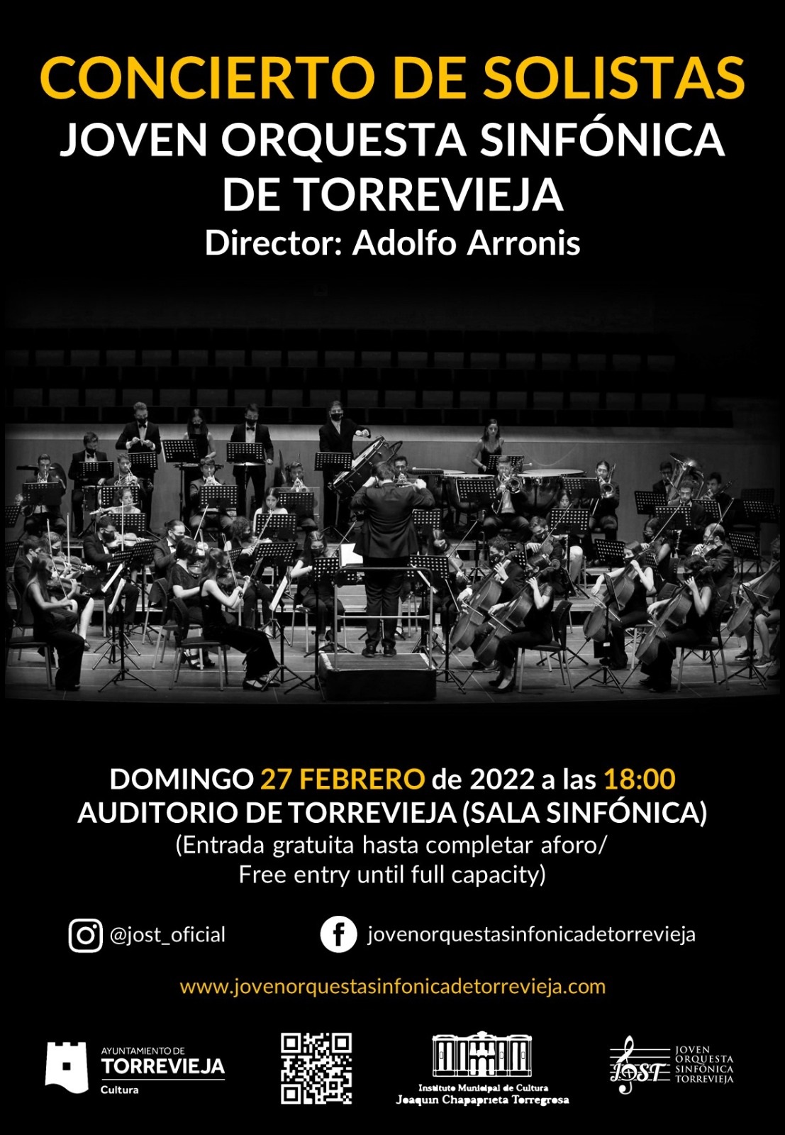 Concierto GRATUITO de Joven Orquesta Sinfónica de Torrevieja