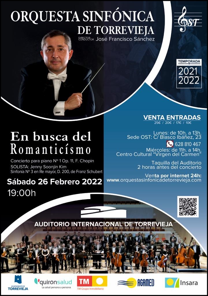 Esta tarde no te pierdas el gran concierto de la Orquesta Sinfónica de Torrevieja.
