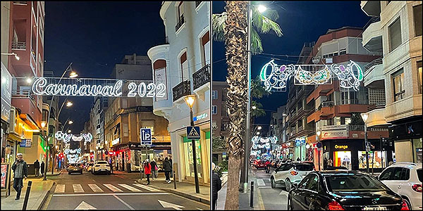 Torrevieja de llena con la luz y alegría del carnaval.