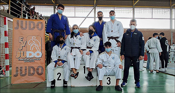 Cinco Medallas para el Judo Club “Nozomi” en Castellón