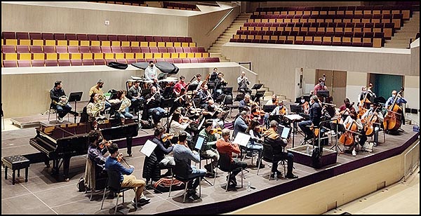 Maravilloso ensayo con la Orquesta Sinfónica de Torrevieja.