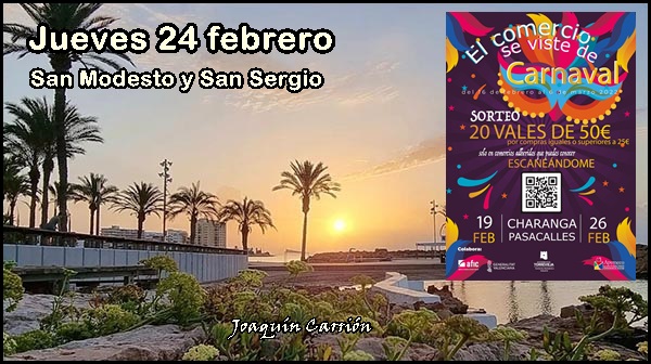 Agenda del jueves 24 de febrero de 2022 - Objetivo Torrevieja