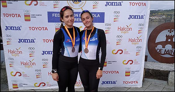 Miranda Torres Pujante y Paula Blanca Espinosa Linares, bronce