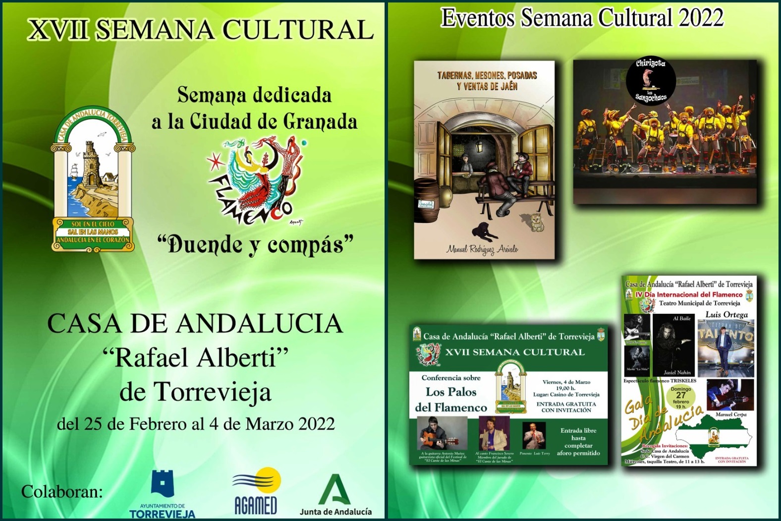 XVII Semana Cultural dedicada a Granada Casa de Andalucía Rafael Alberti de Torrevieja