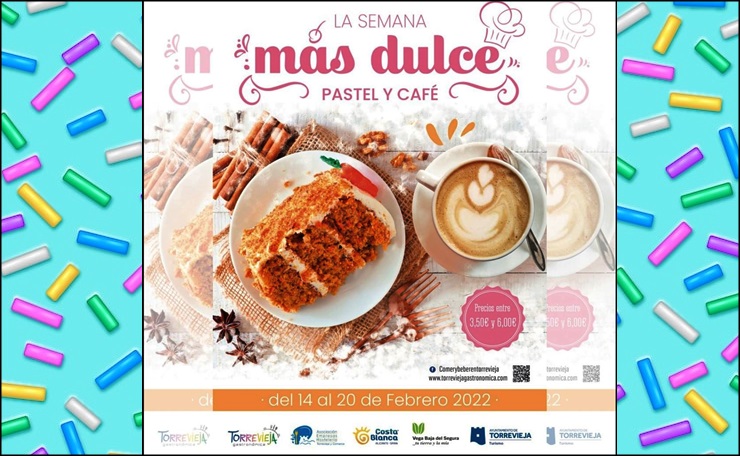 “La semana más dulce - Pastel y café”. ¡Pide tu pastel y café en las once cafeterías adheridas