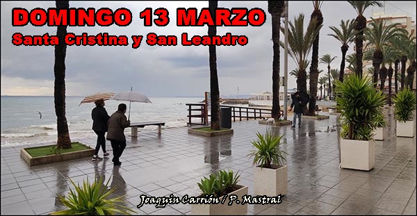Agenda Domingo 13 de Marzo de 2022 - Objetivo Torrevieja
