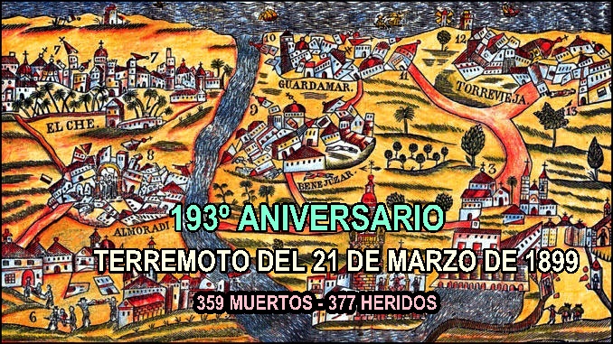 Ayer se cumplieron 193 años del Terremoto de Torrevieja de 1829