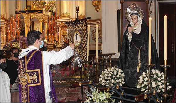 Bendecida en Orihuela la imagen de María Santísima de la Amargura