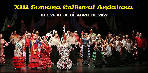 La Asociación Cultural Andaluza celebra su Semana Cultural del 26 al 30 de abril