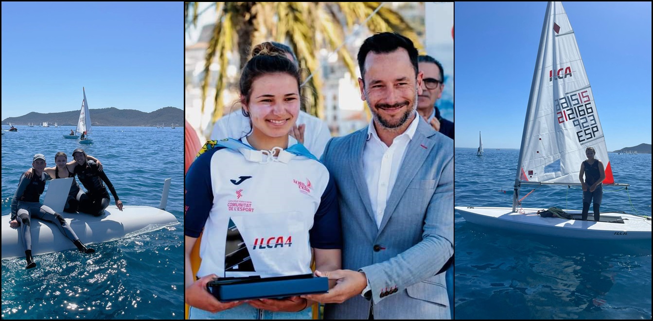 Adriana Castro campeona de España femenina ILCA 4 en Ibiza