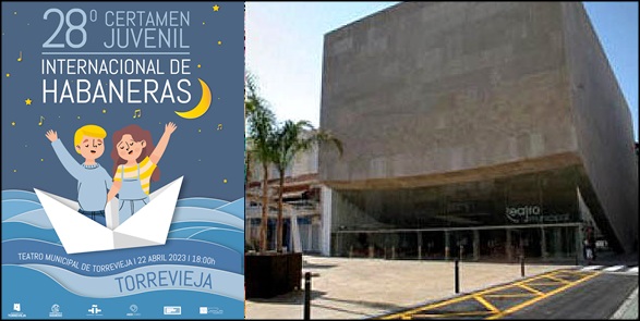Mañana el teatro municipal acogerá el 28º Certamen Juvenil Internacional de Habaneras de Torrevieja