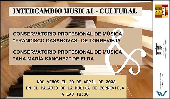 Los conservatorios de Torrevieja y Elda organizan un intercambio musical.