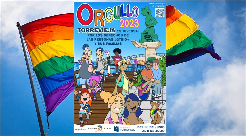 Torrevieja celebra a partir del miércoles el Día del Orgullo LGTBI+ 2023