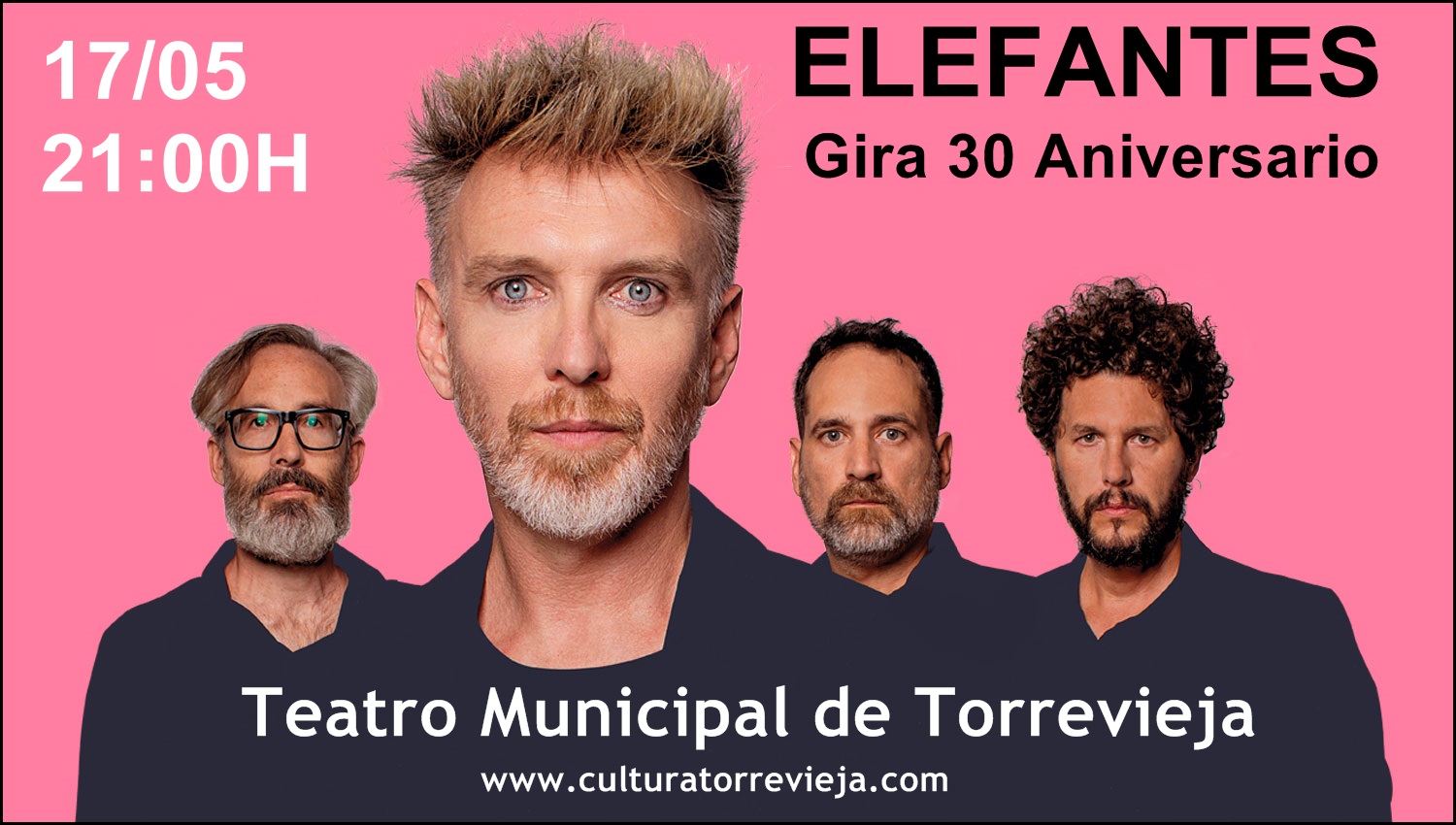 “Elefantes” visitará Torrevieja con su gira “30 Aniversario”